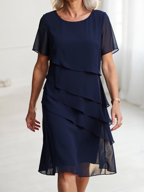 Juliette – Abito eleganza fluida con volant