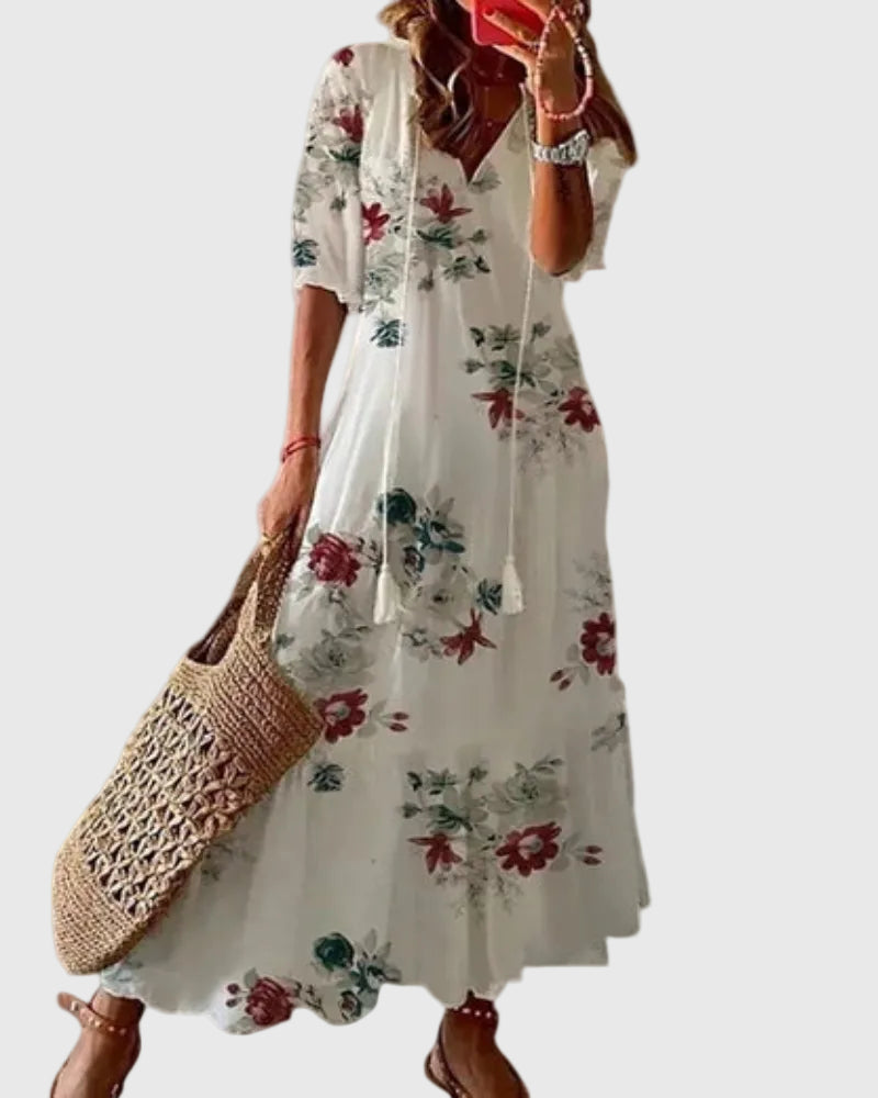 Amalia | Abito Maxi Estivo Boho Vintage