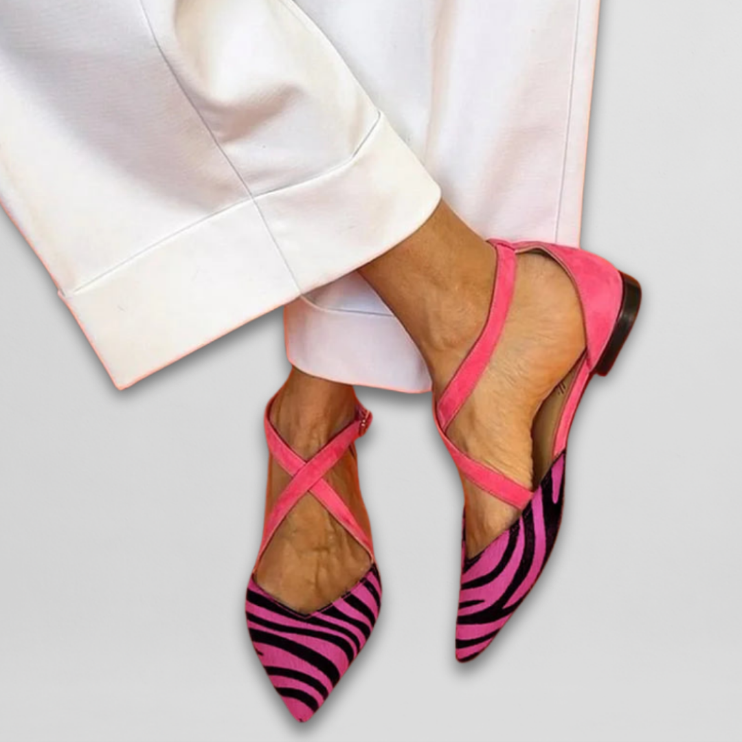 Allegra – Ballerine eleganti con cinturini incrociati