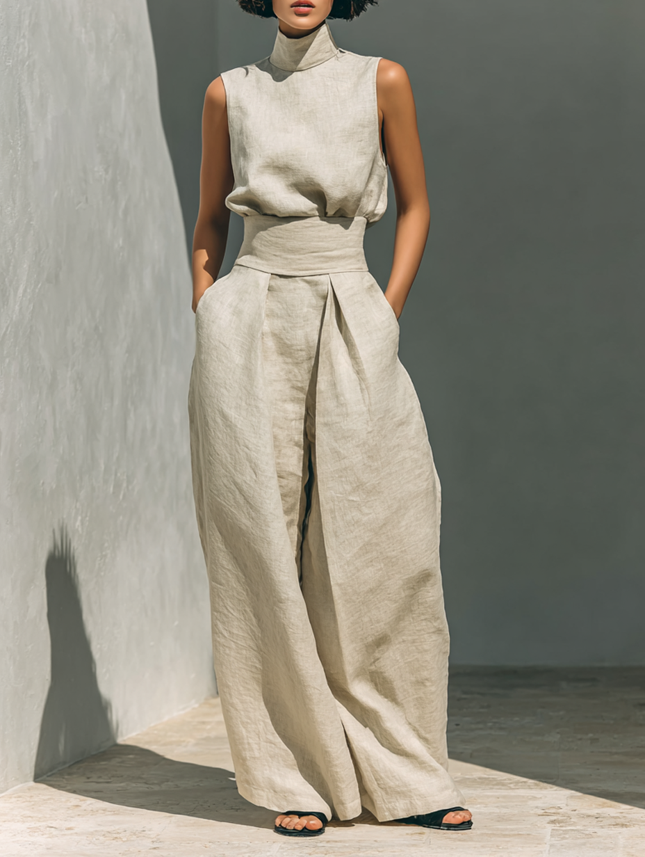 Marieta | Completo in Lino e Cotone