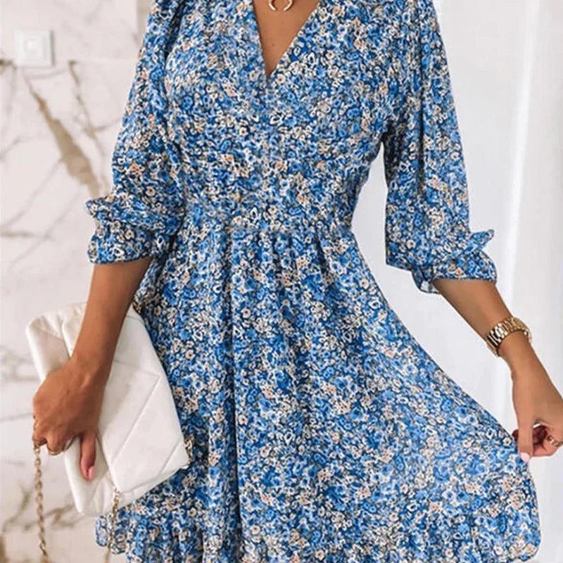 Sunna - Elegante Vestito Floreale