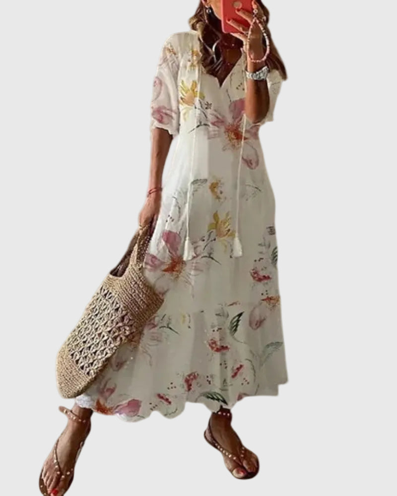 Amalia | Abito Maxi Estivo Boho Vintage