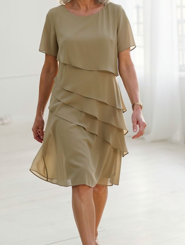 Juliette – Abito eleganza fluida con volant