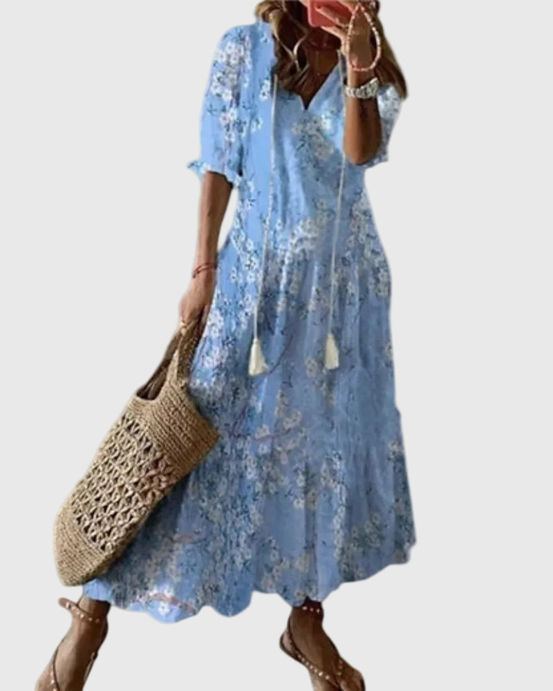 Amalia | Abito Maxi Estivo Boho Vintage