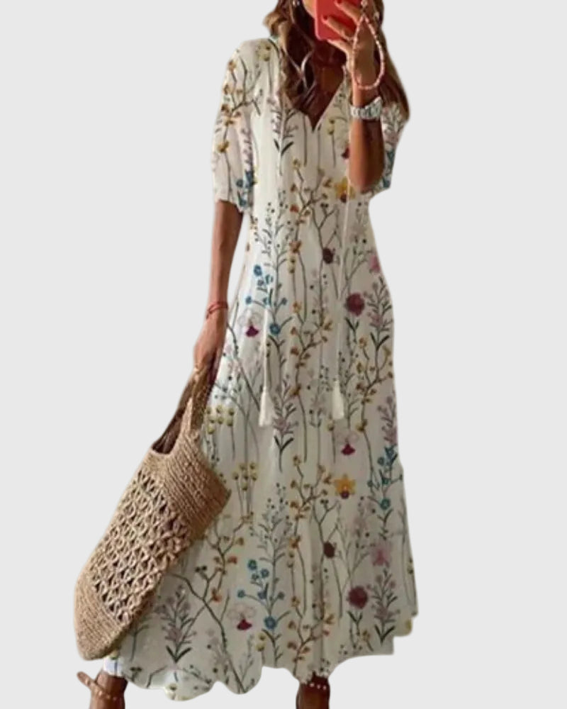 Amalia | Abito Maxi Estivo Boho Vintage