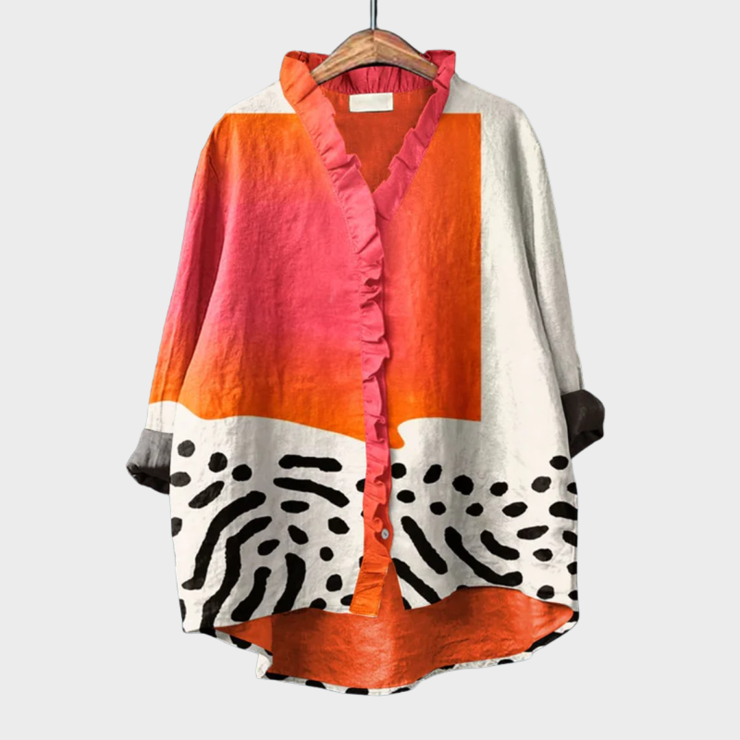 Melinda – Blusa Estiva Elegante e Comoda in Lino
