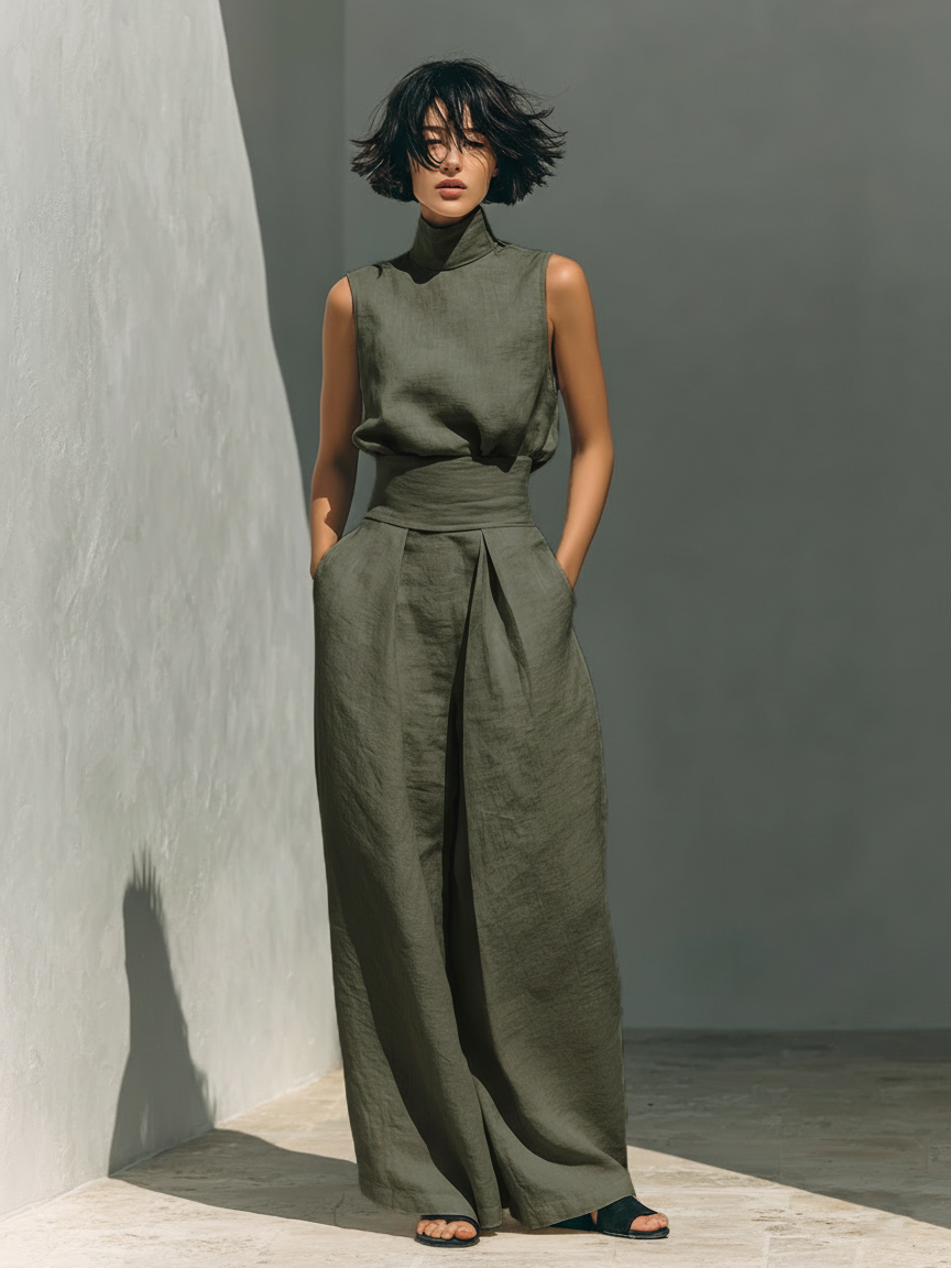 Marieta | Completo in Lino e Cotone
