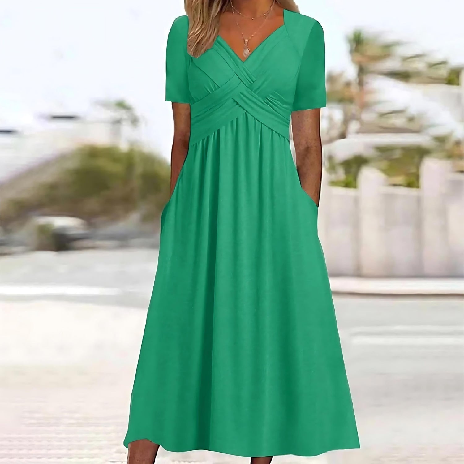 Isadora | Abito midi dalla linea fluida