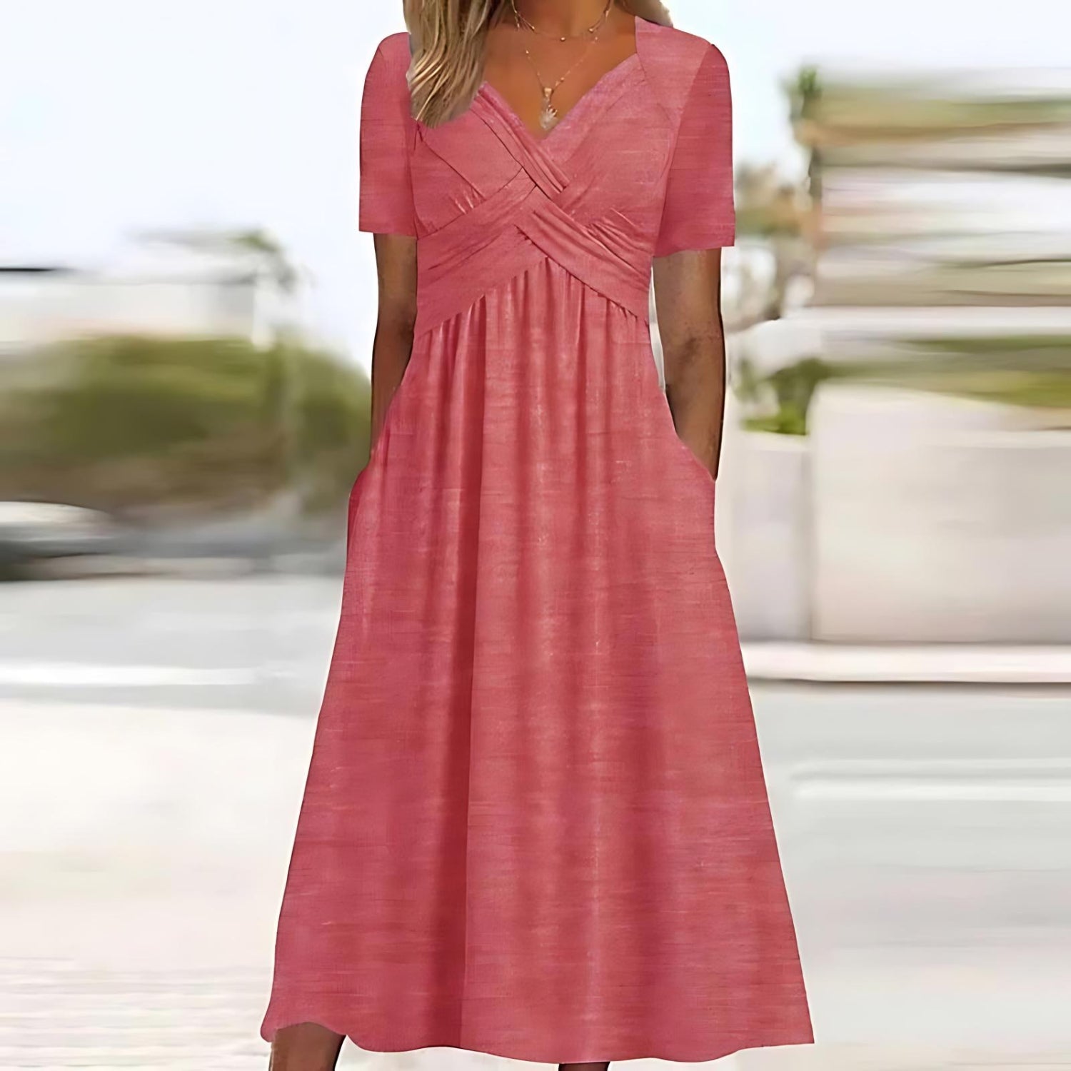 Isadora | Abito midi dalla linea fluida