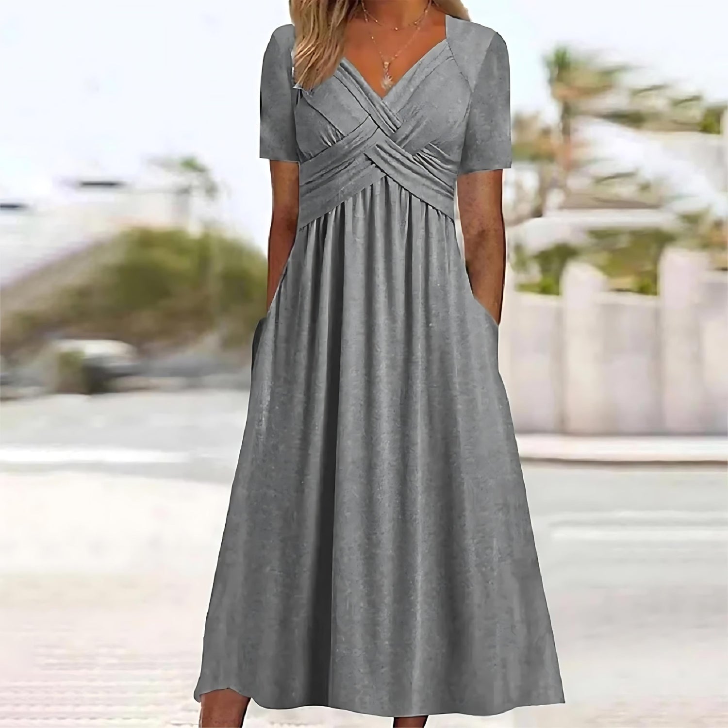 Isadora | Abito midi dalla linea fluida