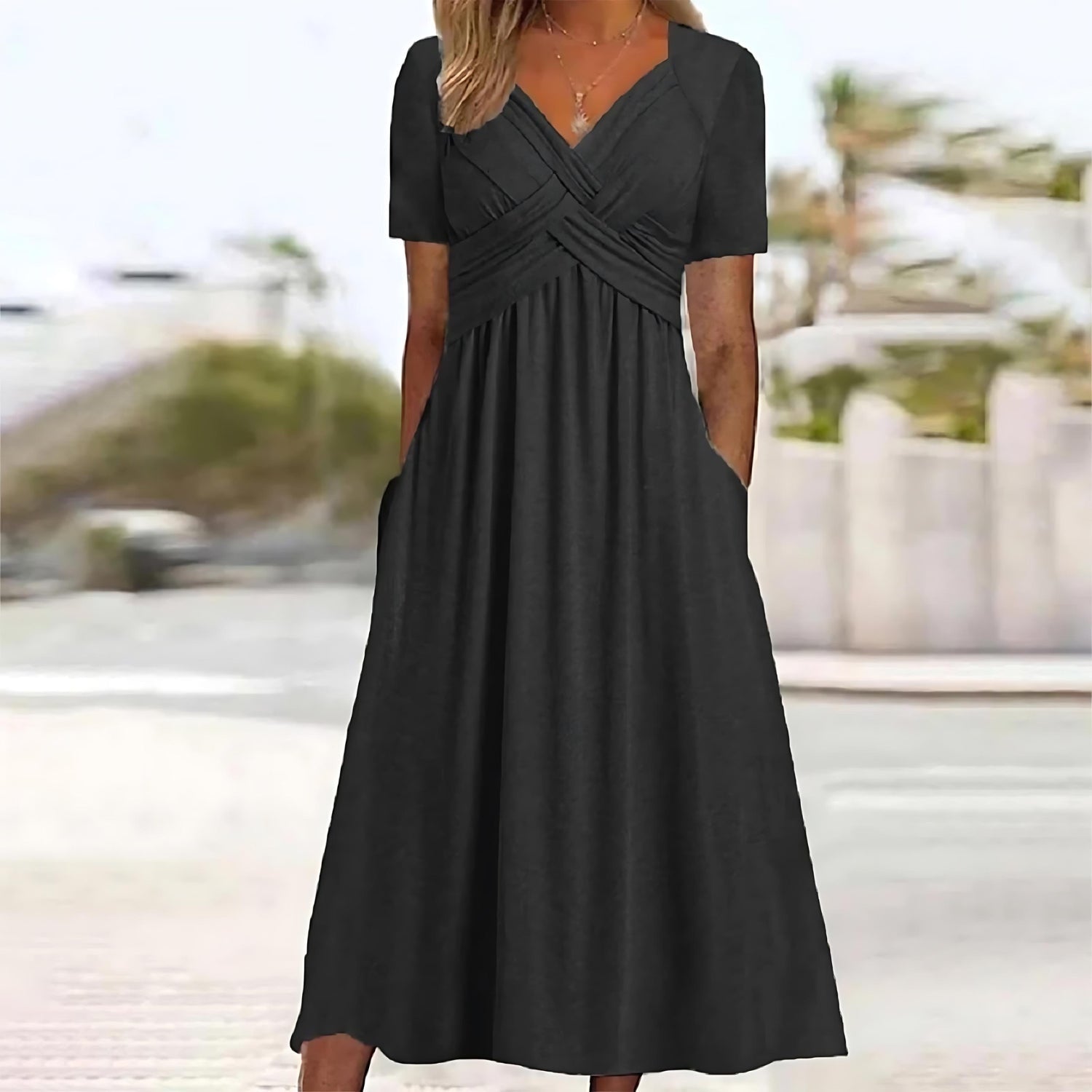 Isadora | Abito midi dalla linea fluida