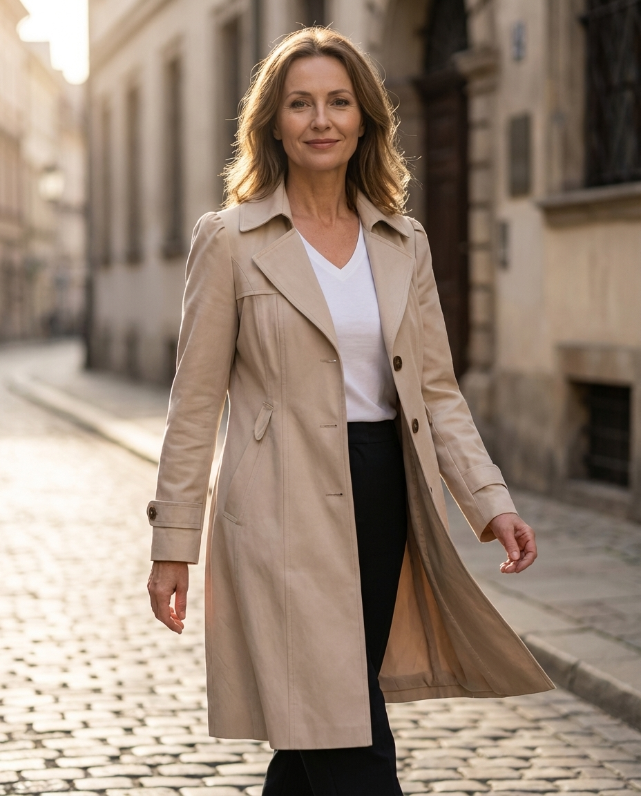 Olivia | Trench elegante dal fascino senza tempo