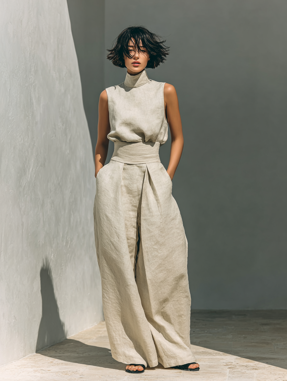 Marieta | Completo in Lino e Cotone