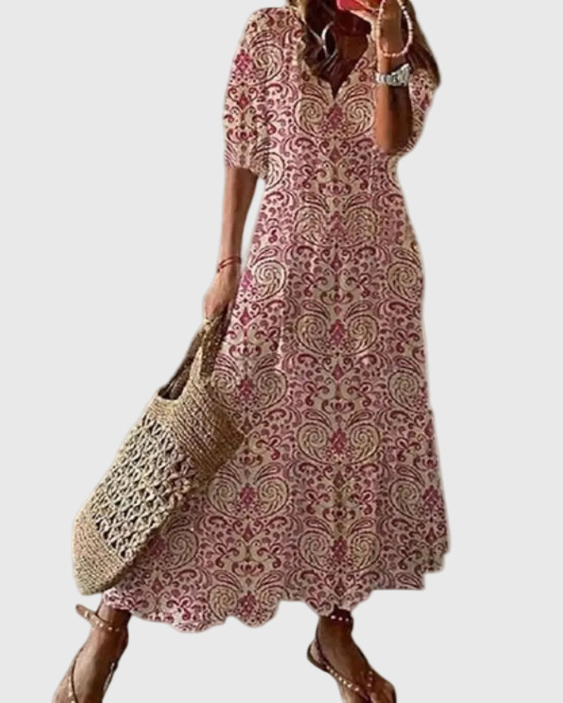Amalia | Abito Maxi Estivo Boho Vintage