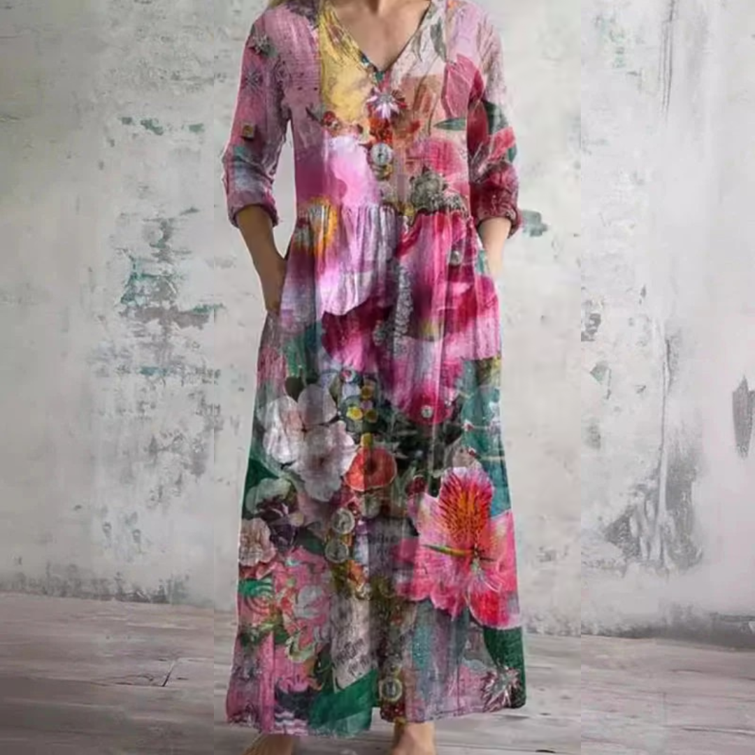 Lina™ | Abito Estivo Floreale