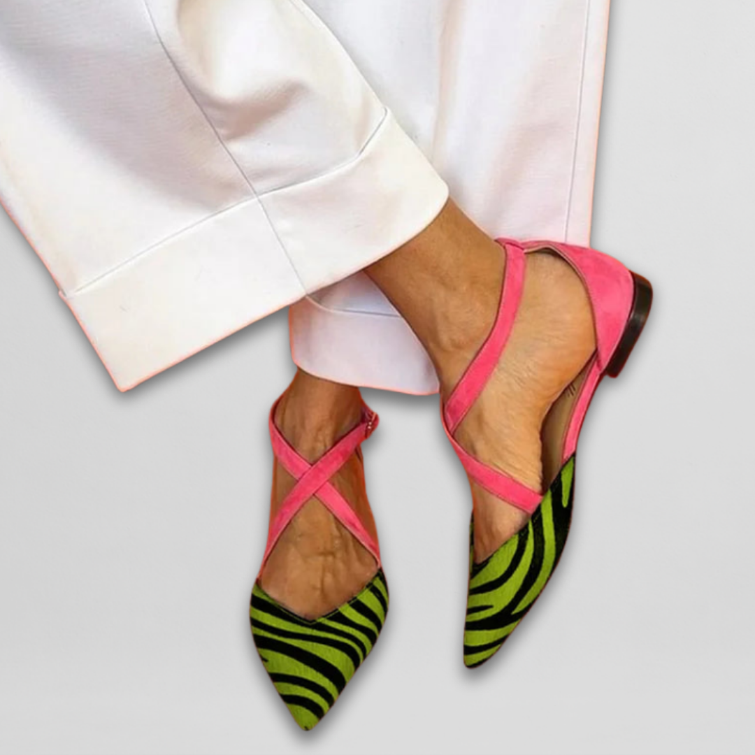 Allegra – Ballerine eleganti con cinturini incrociati