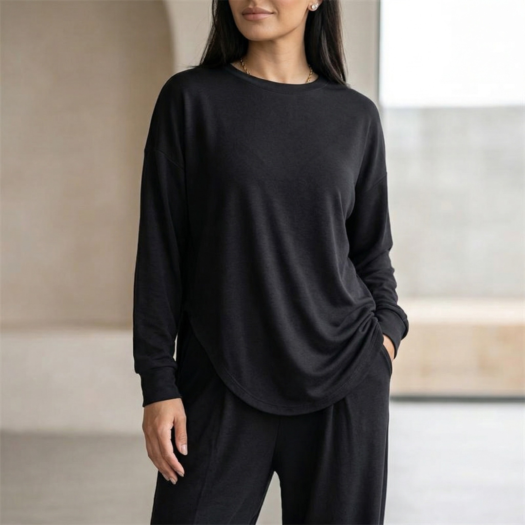 Alessia | Completo casual elegante con felpa e pantaloni