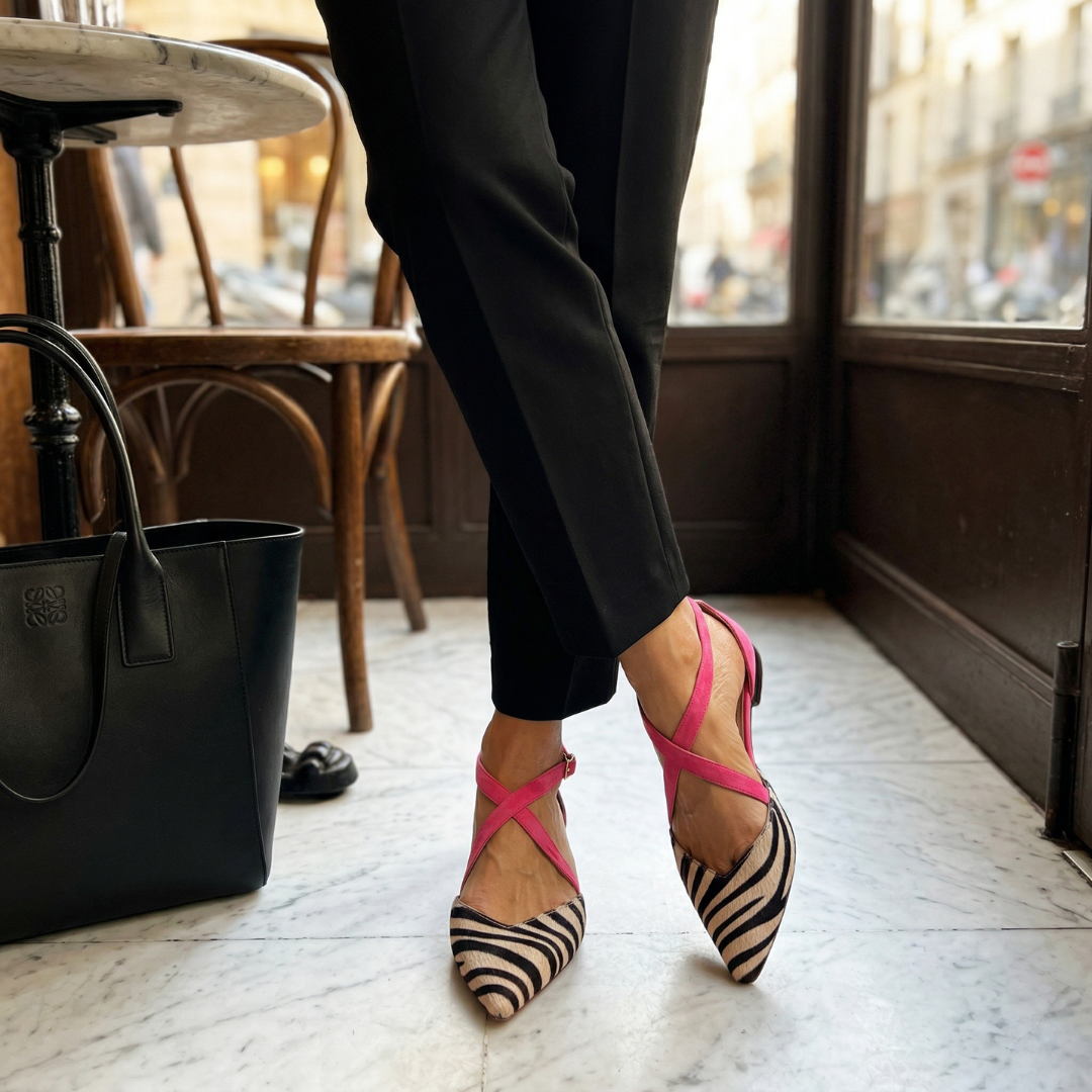 Allegra – Ballerine eleganti con cinturini incrociati