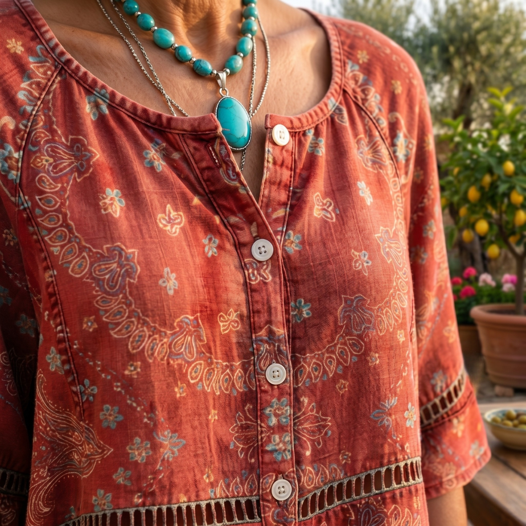 Rosalia | Blusa morbida boho elegante