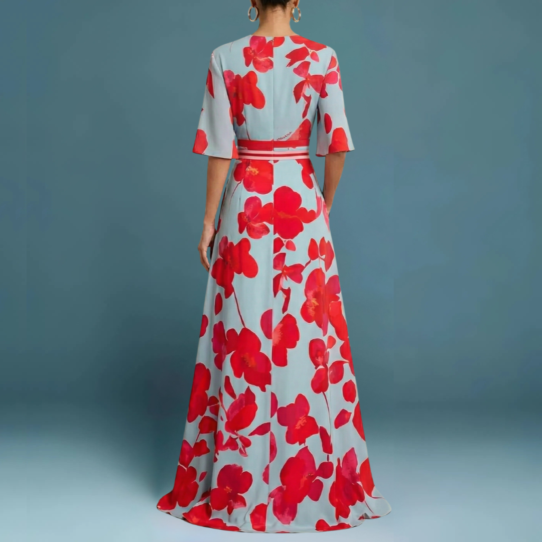 Valeria™ | Abito maxi floreale elegante e confortevole