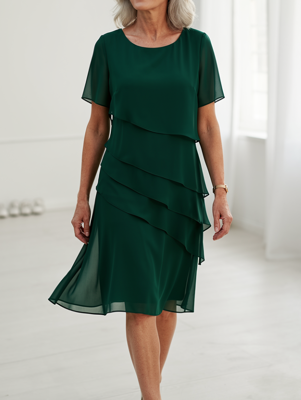 Juliette – Abito eleganza fluida con volant