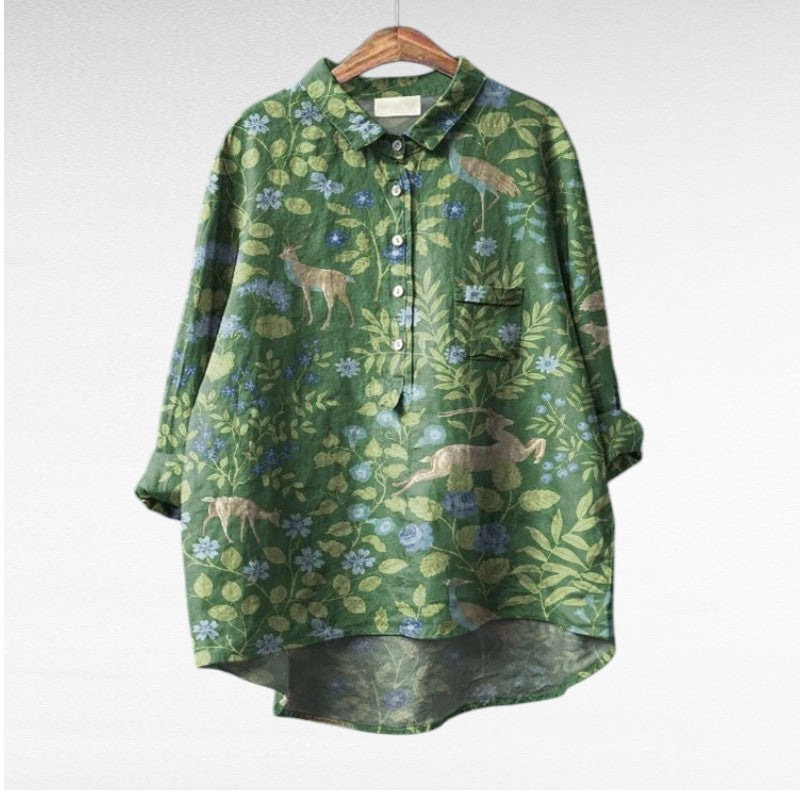 Mirella - Elegante Blusa Vintage