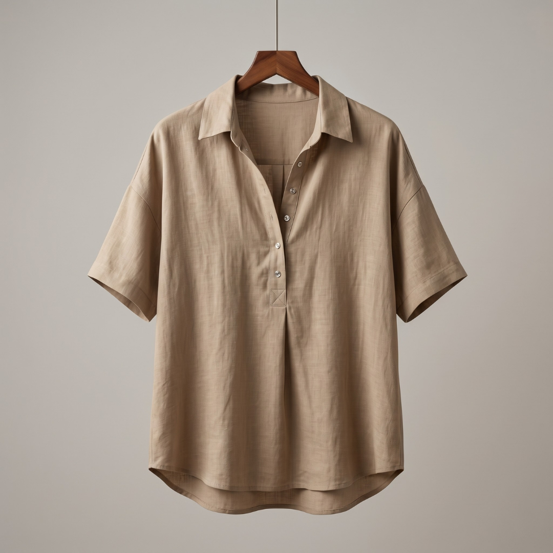 Bianca | Blusa elegante con colletto