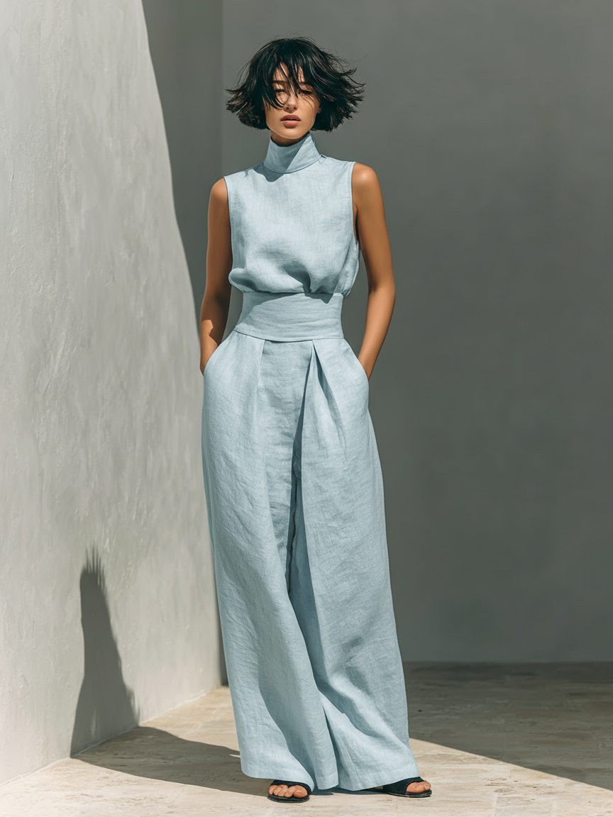 Marieta | Completo in Lino e Cotone