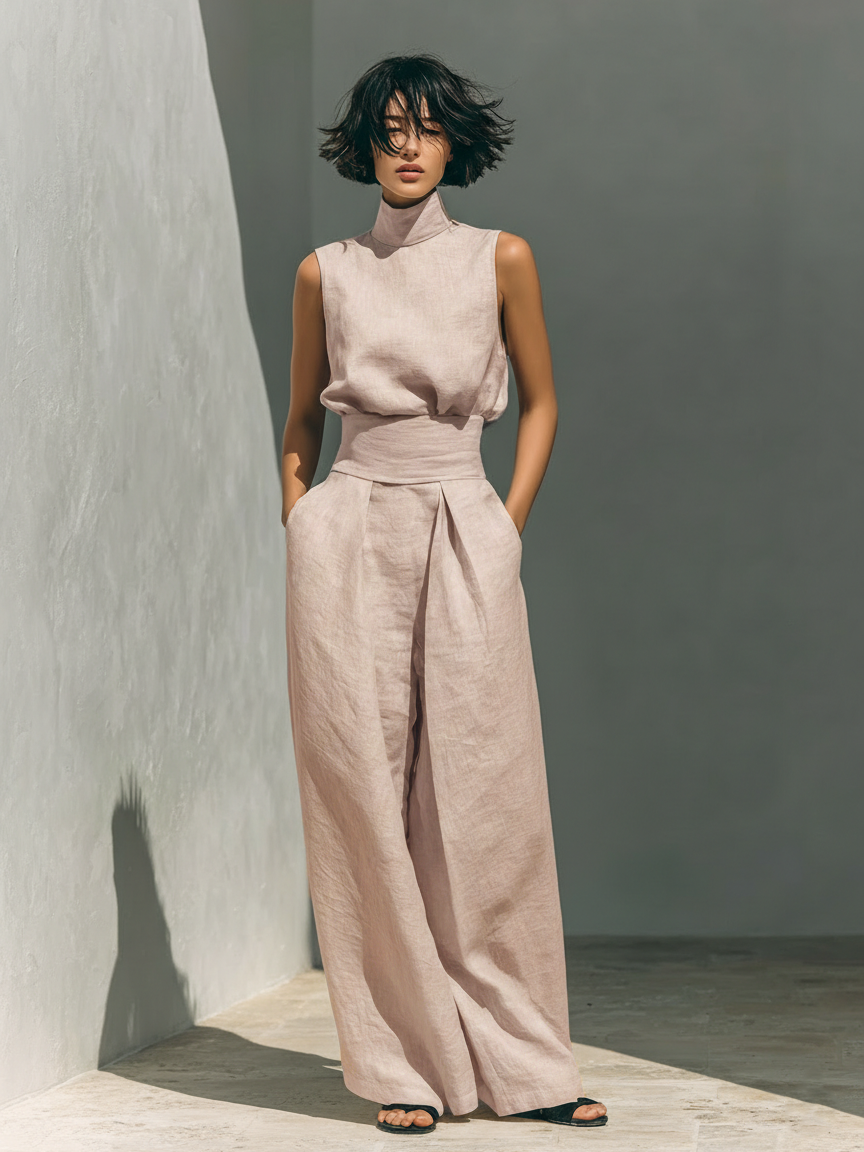 Marieta | Completo in Lino e Cotone