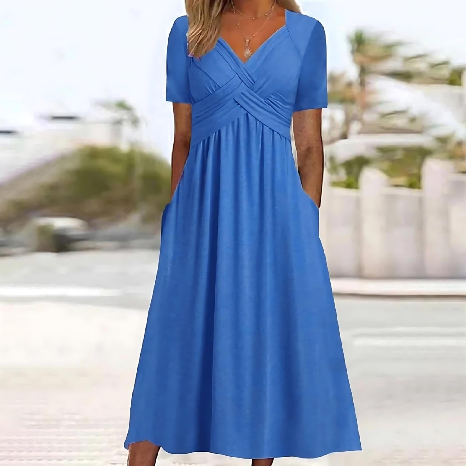 Isadora | Abito midi dalla linea fluida