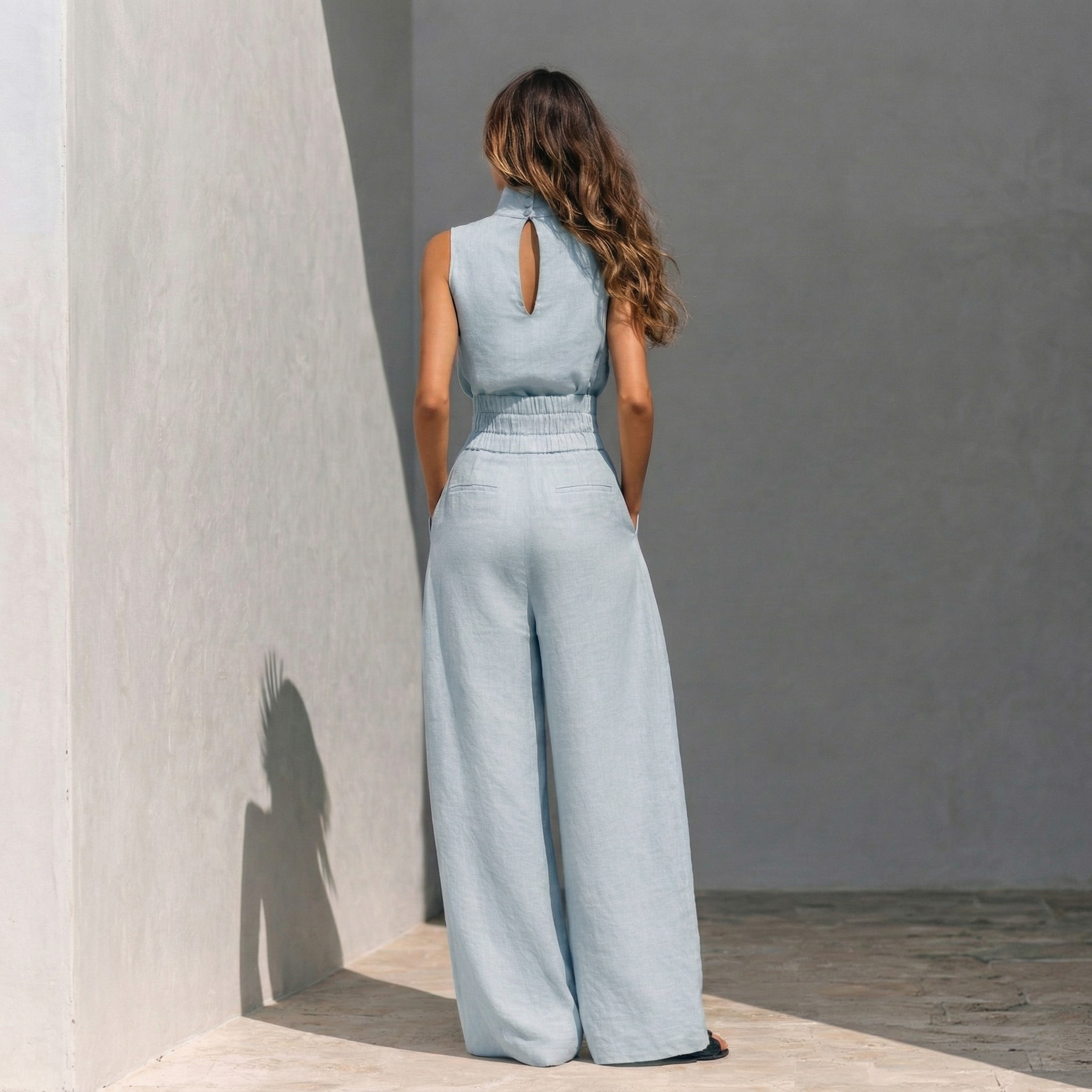 Maria™ | Completo elegante in cotone e lino dal comfort raffinato