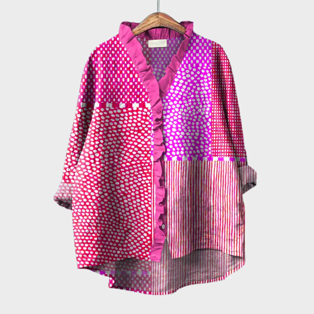 Melinda – Blusa Estiva Elegante e Comoda in Lino