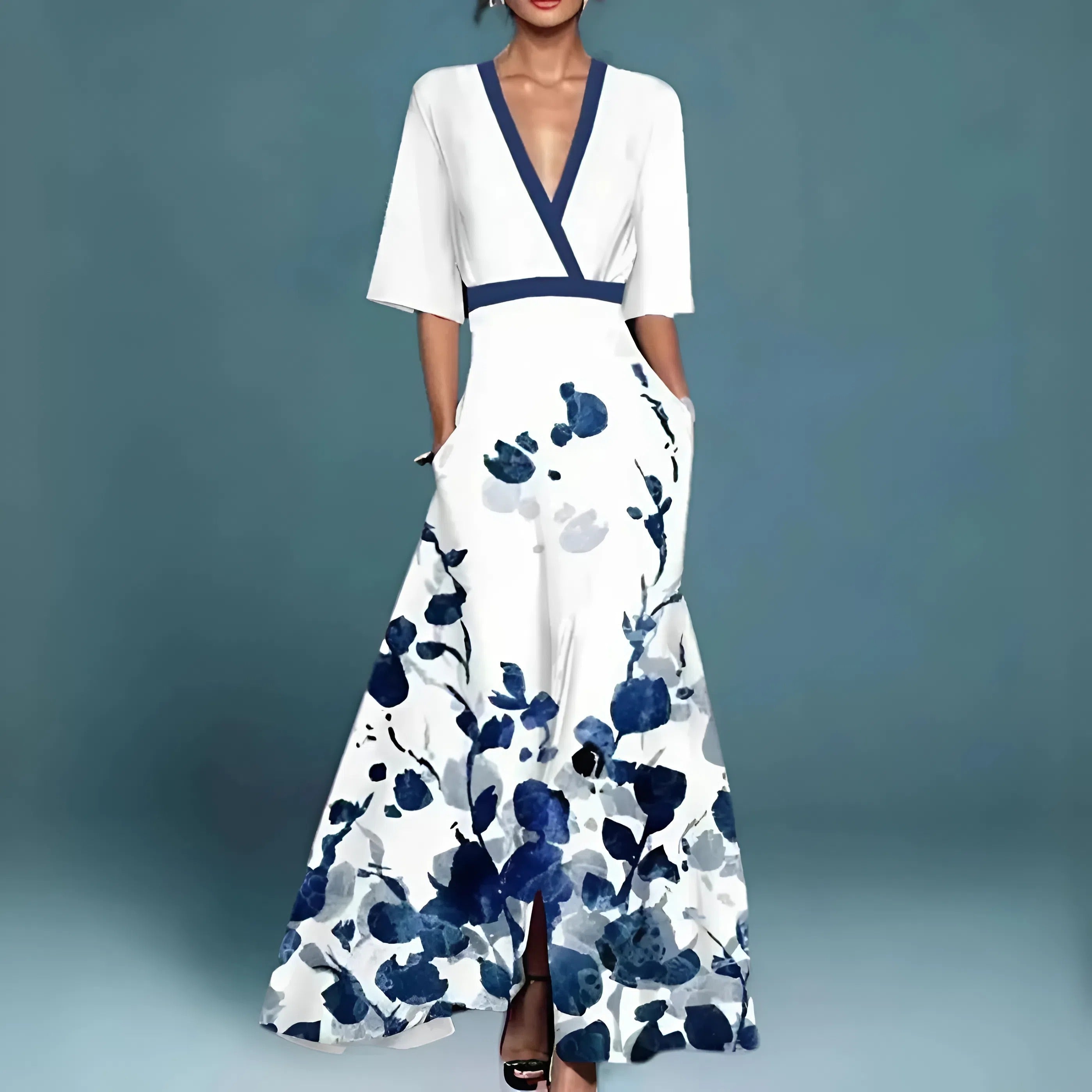 Valeria™ | Abito maxi floreale elegante e confortevole